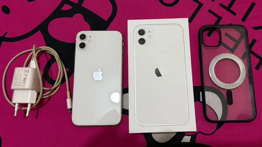 Iphone 11 64GB Putih Fullset