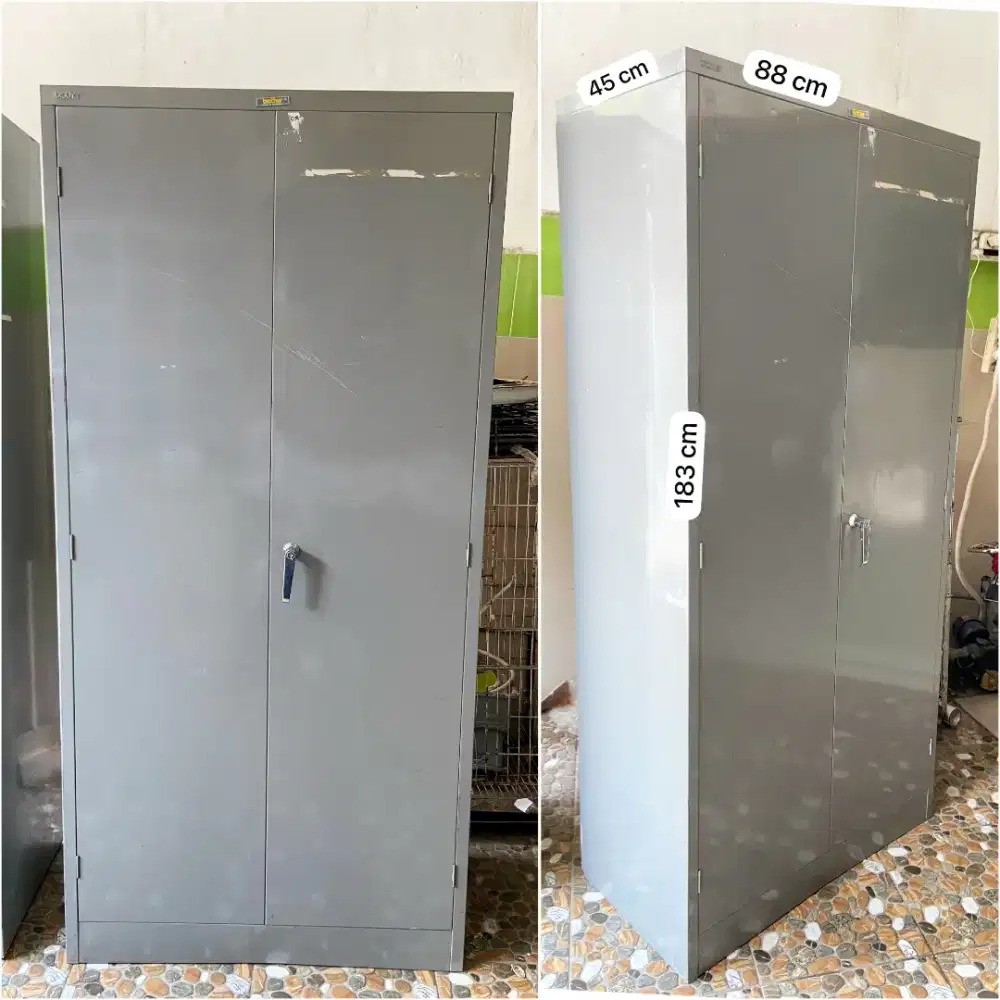 Lemari 2 Pintu Ayun Merk Brother Kondisi Bekas Lemari File 2 Bekas