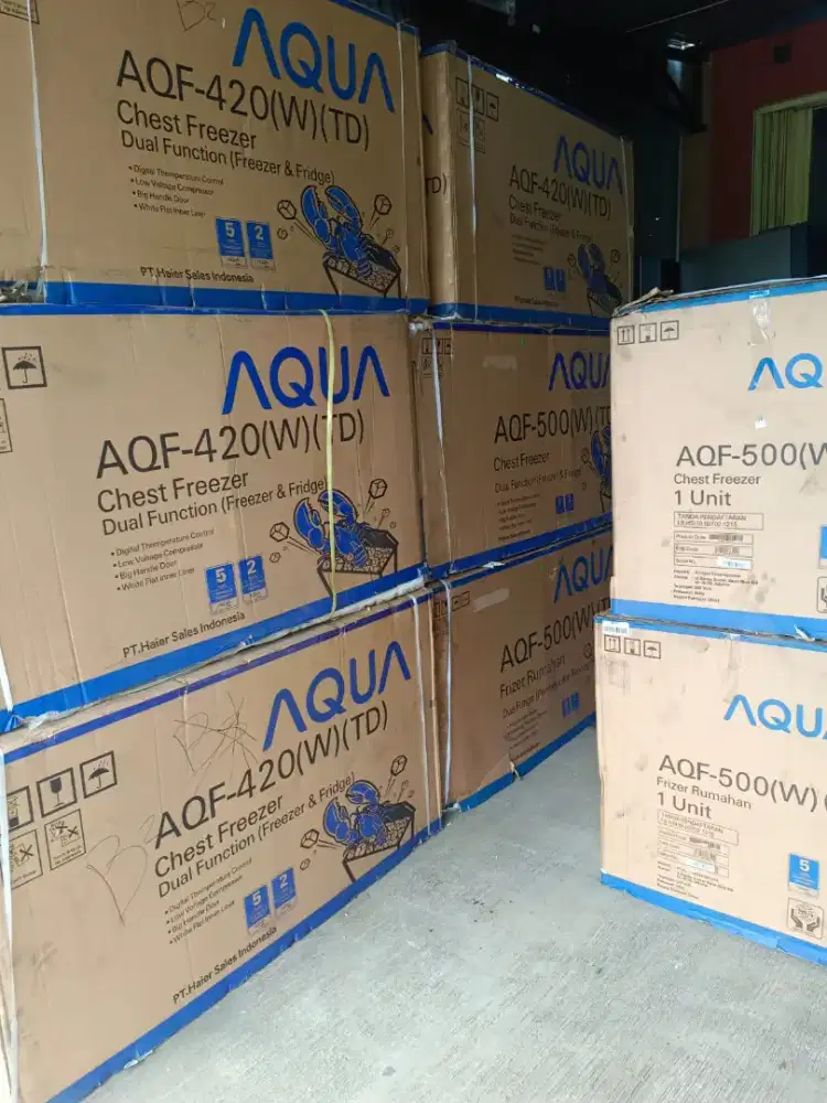 Frezer book 320liter-600liter all aqua harga bawah toko & bergaransi..
