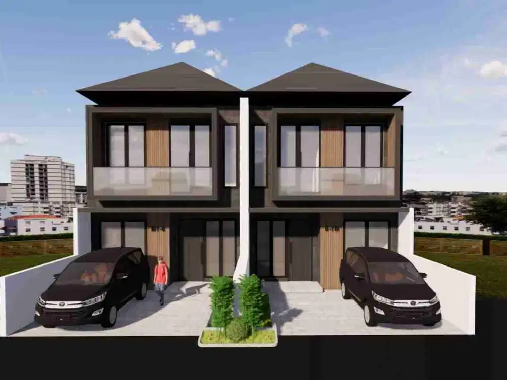 RUMAH 2 LANTAI, BONUS CANOPY DAG, BALKON LUAS, SHM PECAH, BEBAS BANJIR, AKSES 2 MOBIL, DEKAT PINTU TOLJATIWARNA DAN JATIKARYA