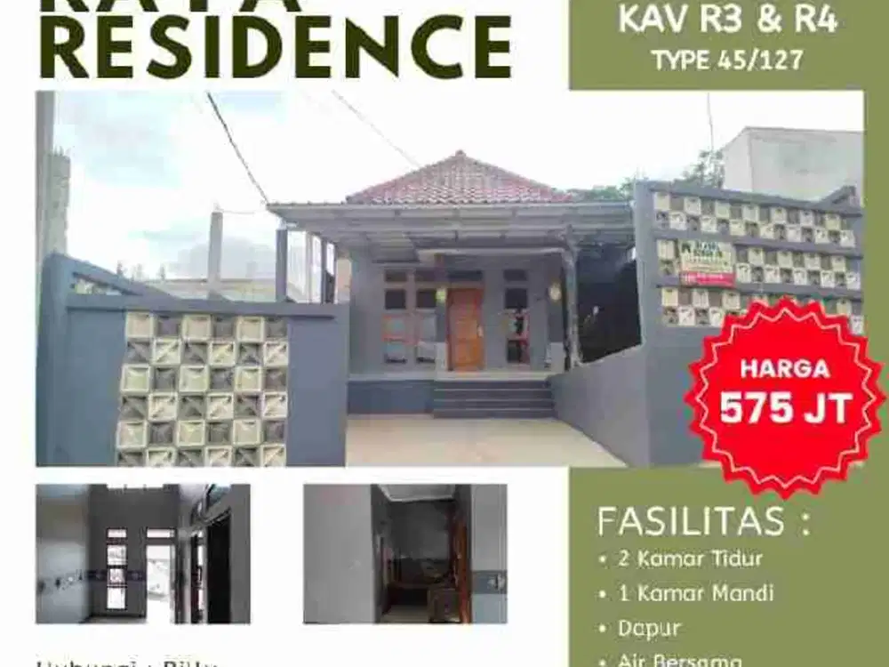 Rumah setrategis Di Cileunyi Deket Tol Cileunyi  Bebas Banjir Bisa di Cicil