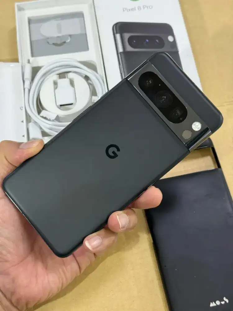 Google Pixel 8 Pro 12/256GB Bea Cukai Fullset Original Mulus Bekas