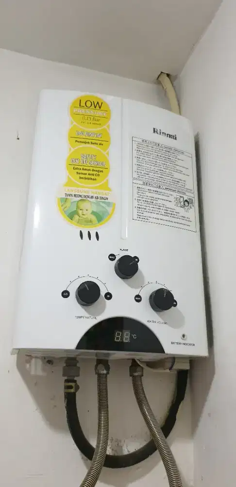Water heater merk rinnai