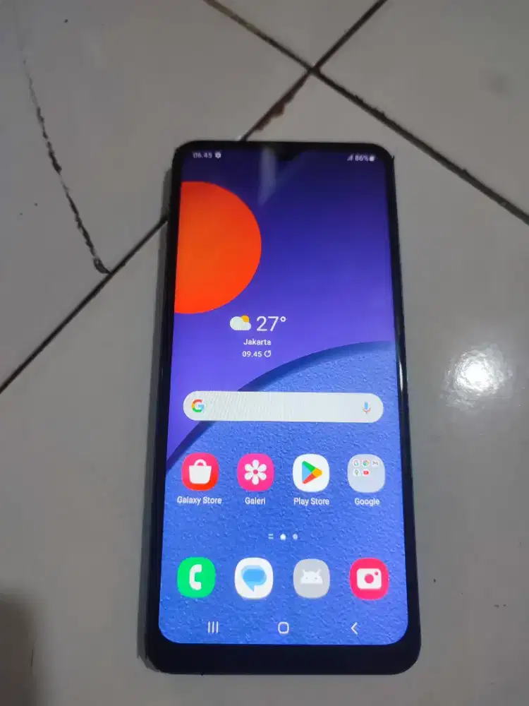 Dijual samsung M12, ram 4/64, versi android 13, batangan