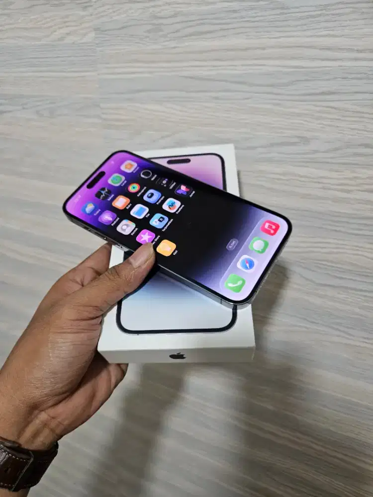 Iphone 14 pm 256gb ibok hb 88% fullset no minus normal perfoma ok