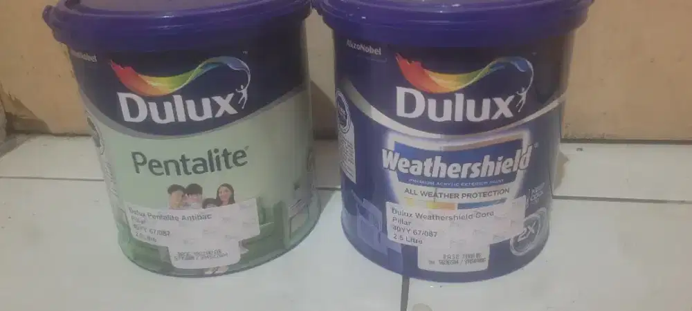 Cat dulux putih pillar 2,5 liter