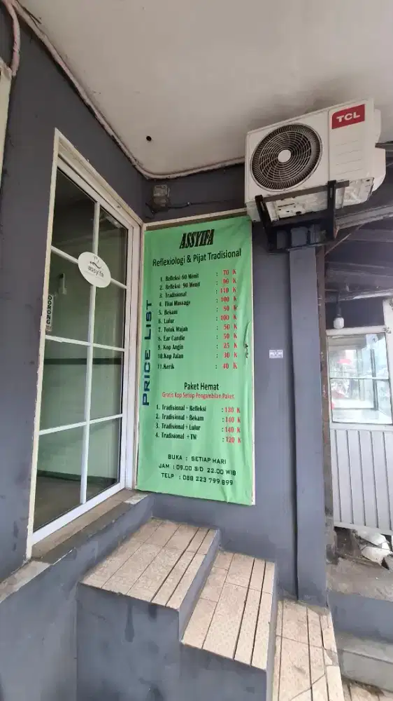 Kontrakan toko/ruko minimalis untuk usaha