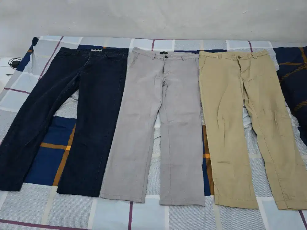 Paket 3 Pcs Celana Panjang UK LP 82-84 CM (BEKAS)