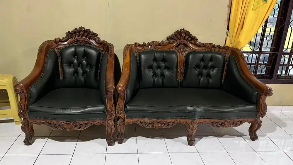 Sofa jati bekas (bisa nego)