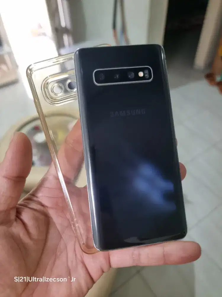 Samsung S10 SEIN 8/128 HP Charger, Layar Original, F-Print On