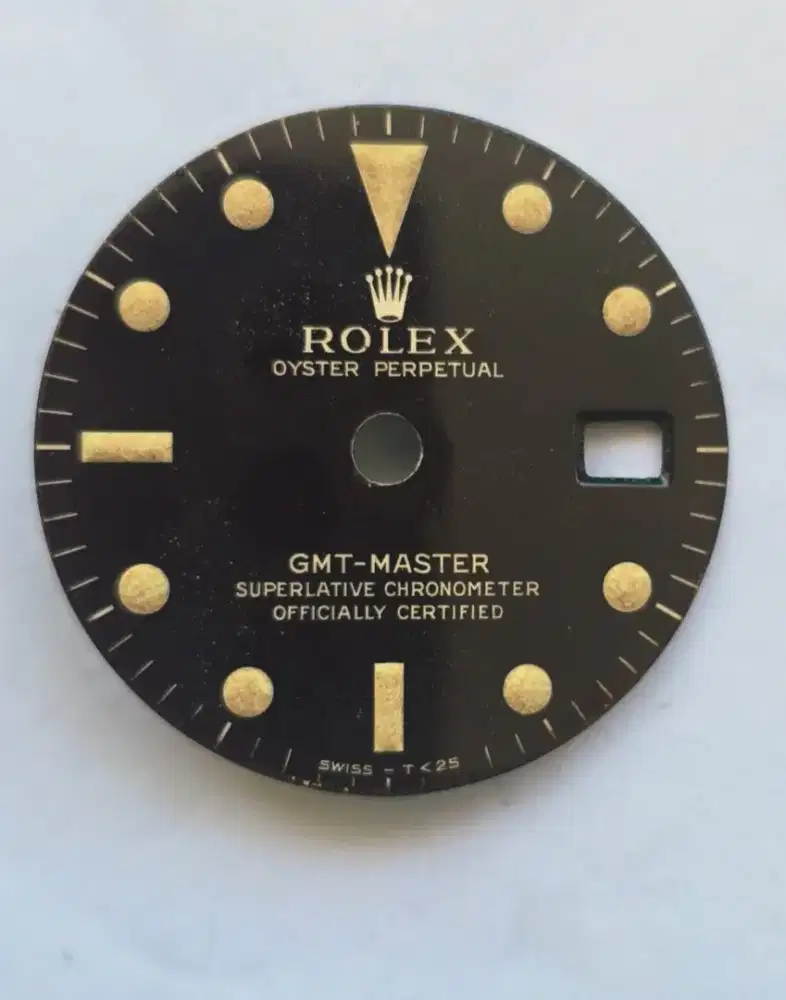 Rolex dial gmt master