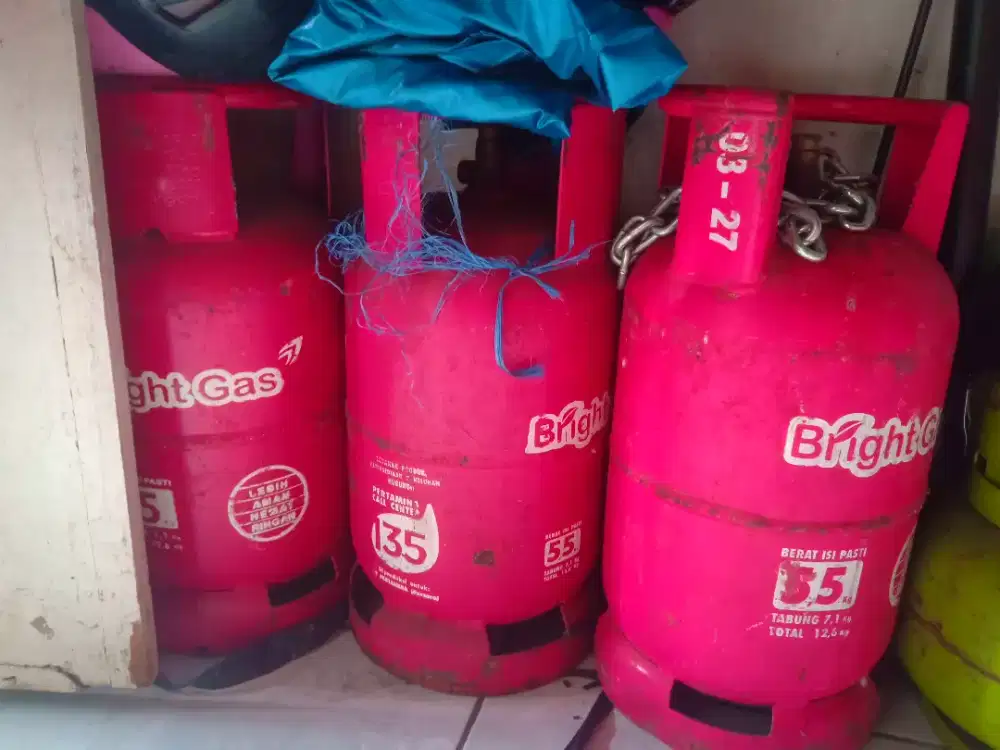 Tabung LPG elpiji bright gas 5 5kg