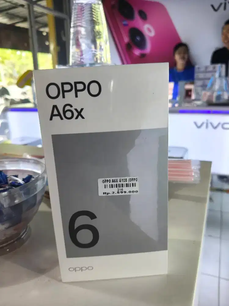 Ready Oppo A6x 4/128 garansi resmi 1tahun Atlantis dahsyat
