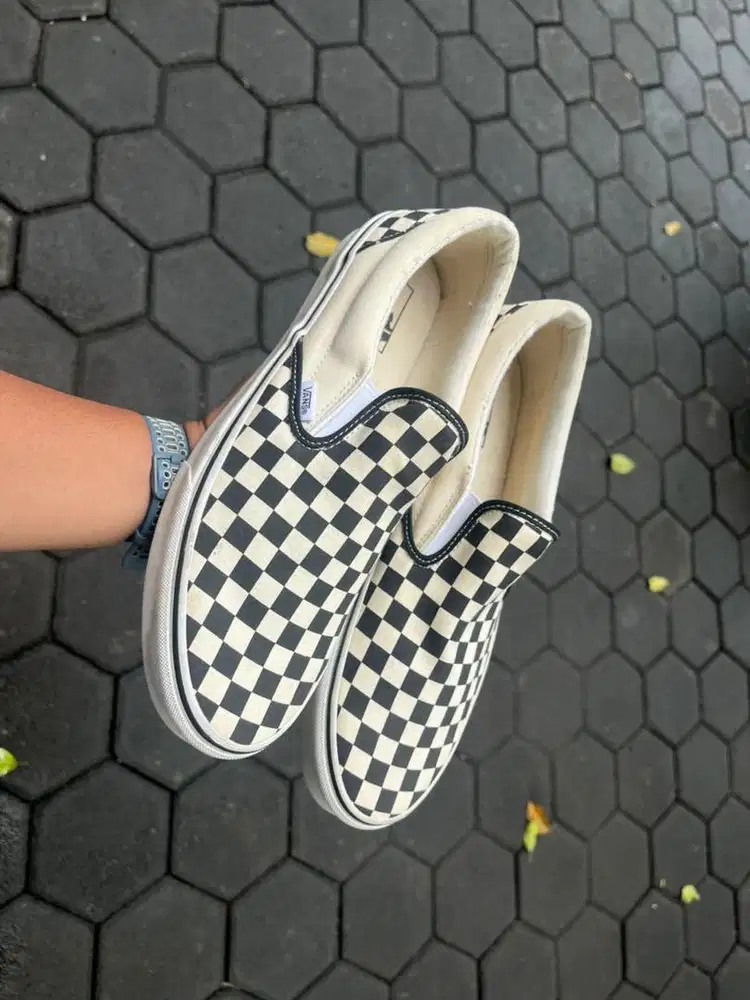 Vans Checker Board Slip On Size 46