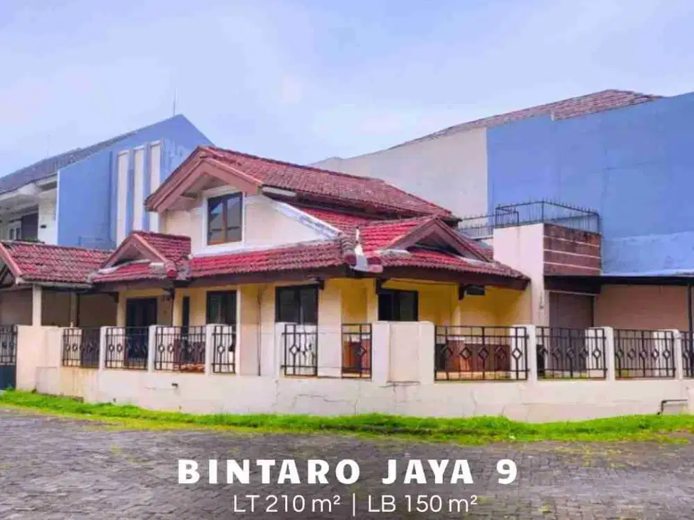 Dijual Rumah Hoek Murah Lokasi Strategis di Rajawali Bintaro