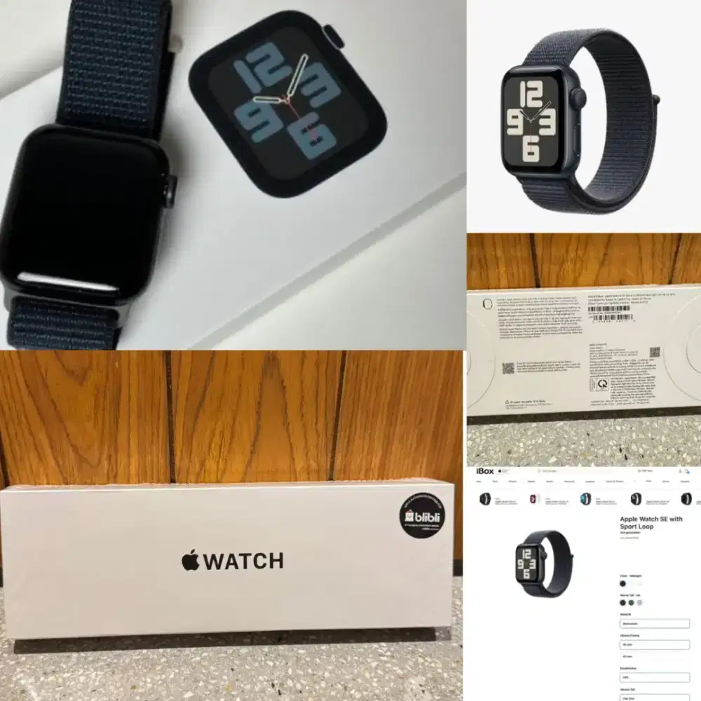 [BNIB] Apple Watch SE (Gen 2) | 40mm | Sport Loop | Midnight Ink