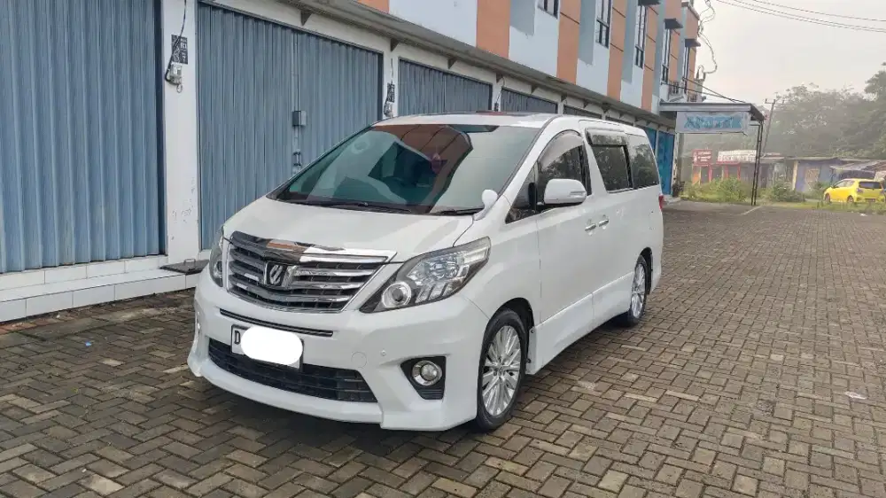 Alphard 2013 2.4cc S-CBU facelift AT