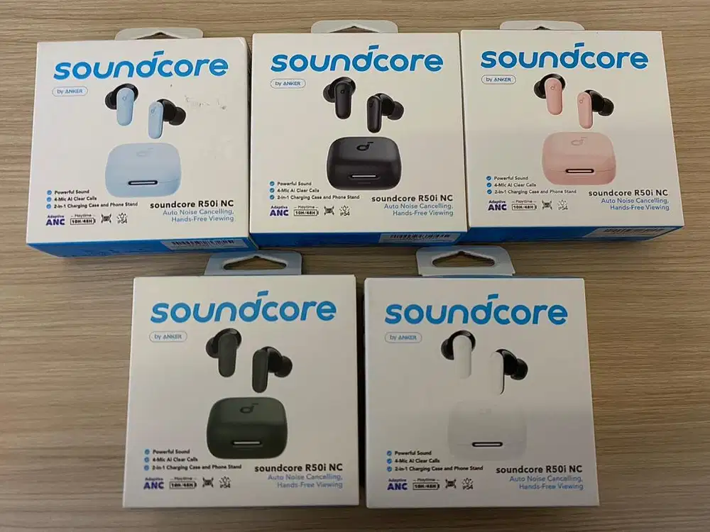 TWS SOUNDCORE R50i NC black/blue/green/pink/white