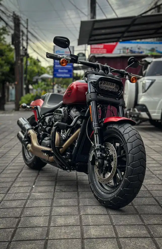 H-D Softail Fatbob 114Ci M8 FP ATPM Istimewa like new low odo mulus