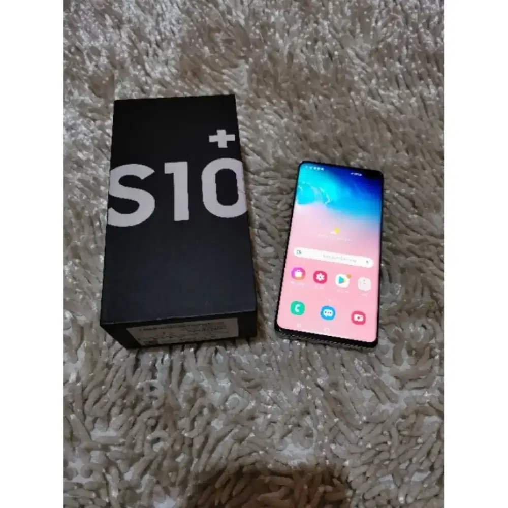 SAMSUNG S10+ LENGKAP DAN MULUS