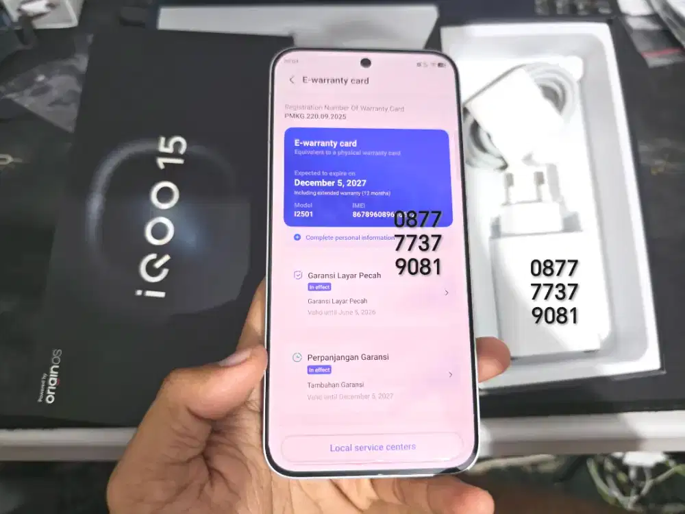 vivo iQOO 15 12/256 GB - Garansi Resmi 2 Tahun