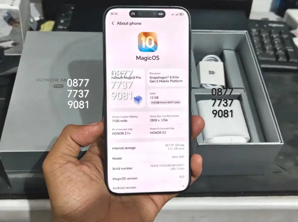 Honor Magic 8 Pro 12/512 GB - Global Version Bea Cukai