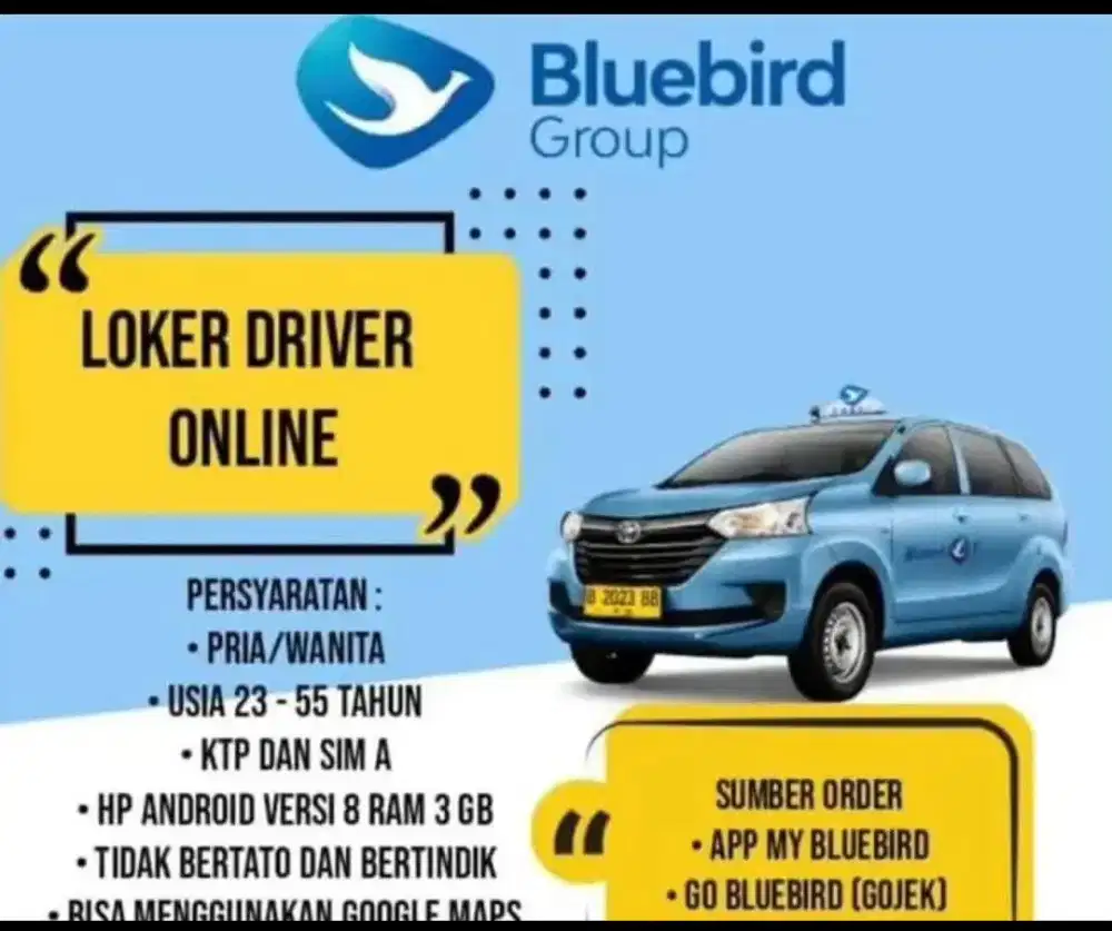Lowongan Driver Blue bird group