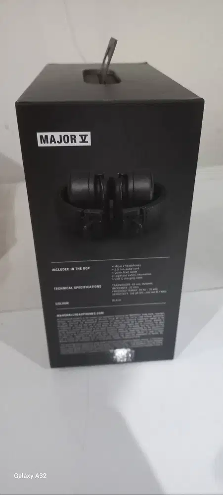 Headset Marshall Major V Original Tam