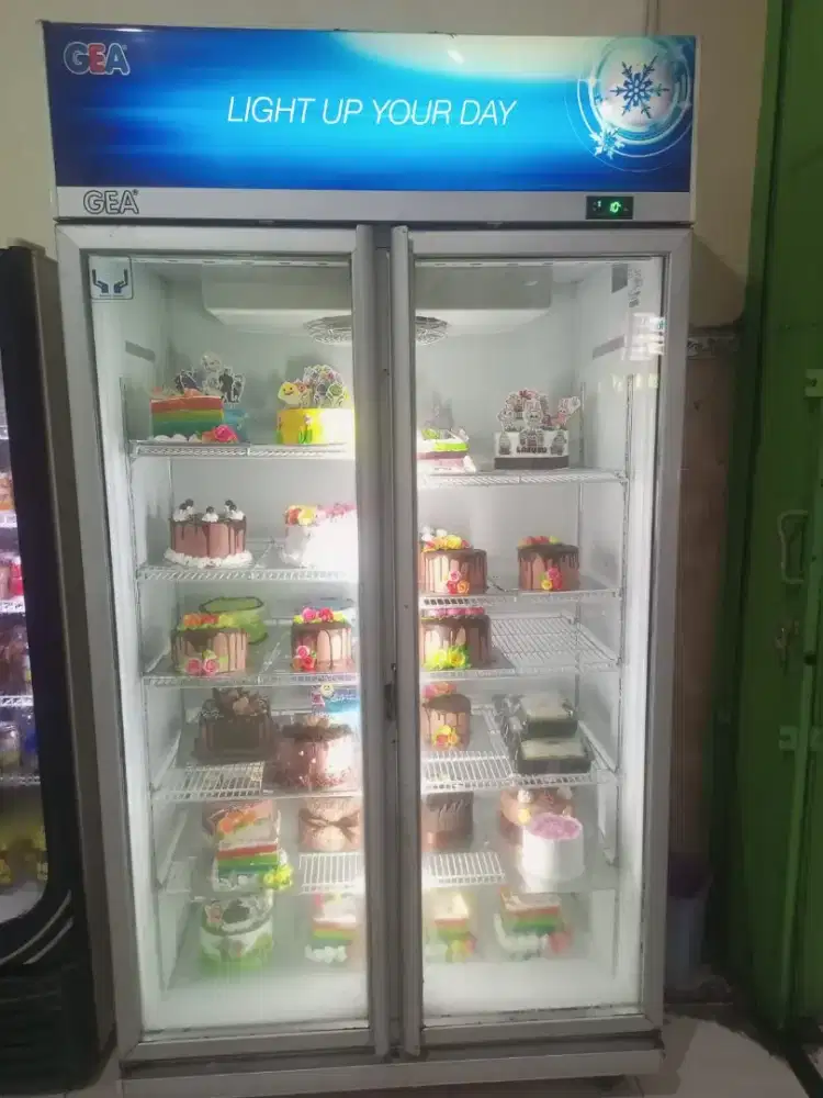 Showcase dua pintu GEA