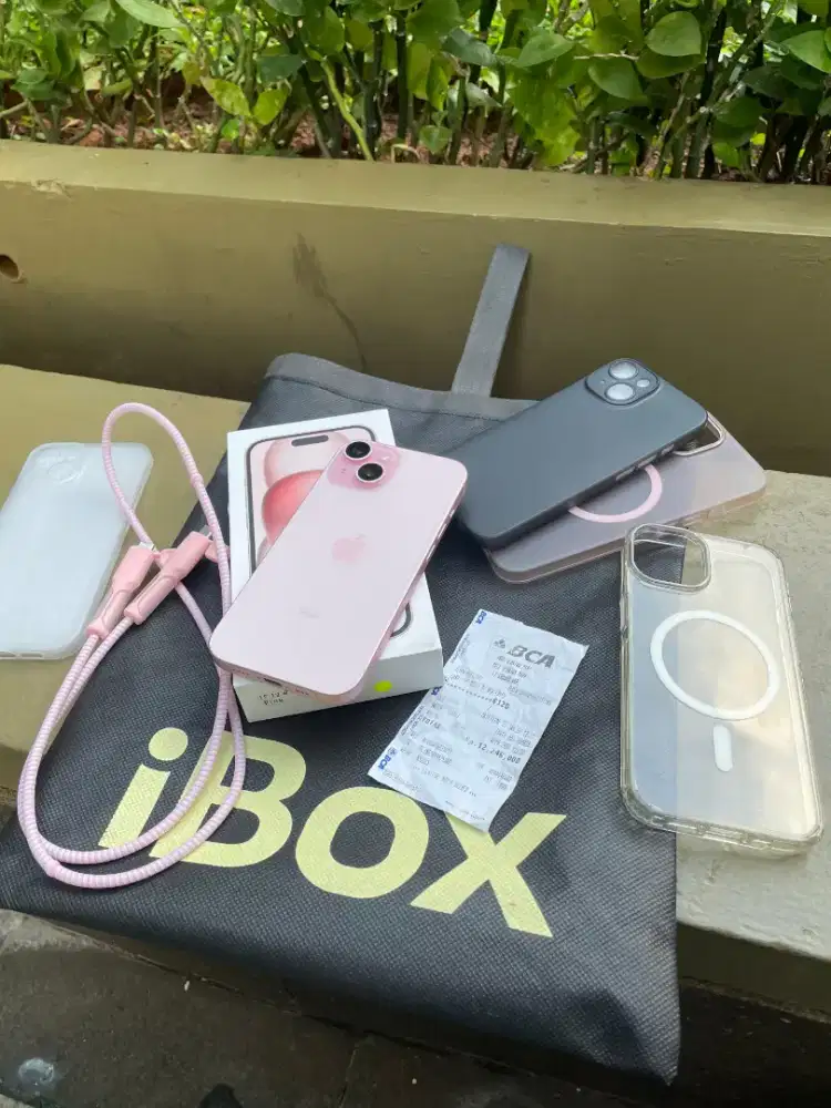 iPhone 15 Pink iBox BH 100 Garansi On 2027