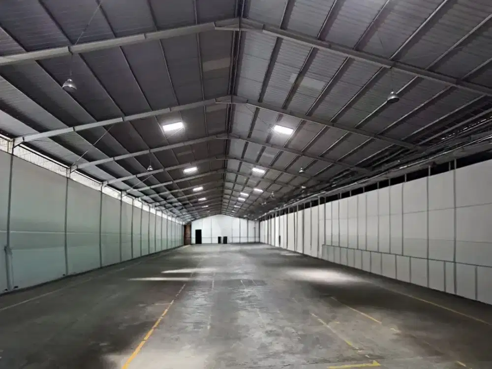 Gudang eks Pabrik Tambak Sawah Waru Bangunan Bagus Siap Pakai