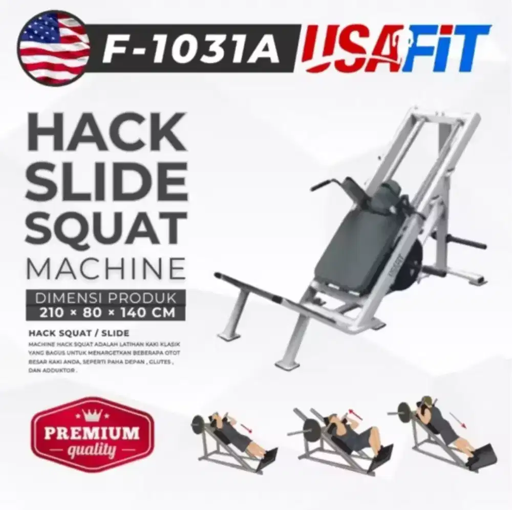 Hack Slide Hack Squat Import Usafit F-1031A