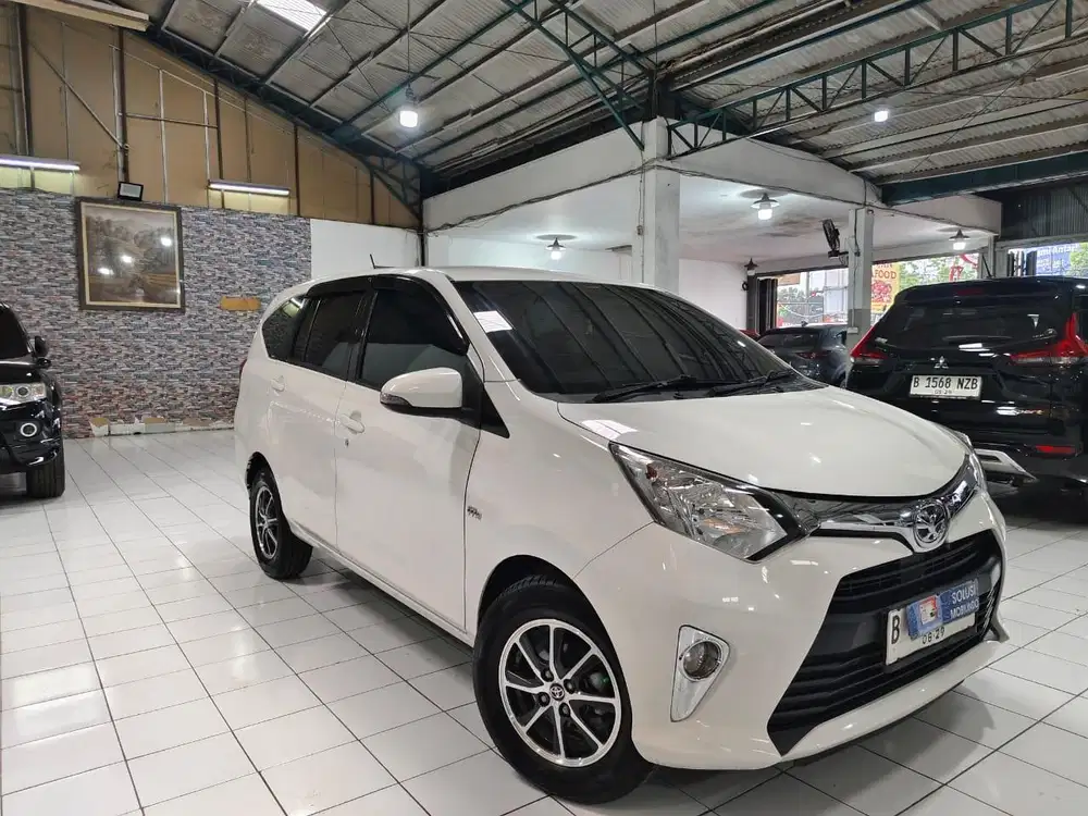 Toyota Calya G AT 2019 Putih Istimewa Ban Tebal Pajak Panjang