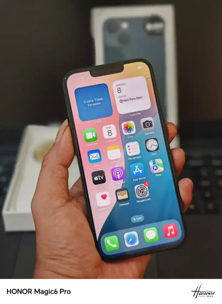 Iphone 13 128 Resmi Mulus Fullset Ori Garansi Aktif