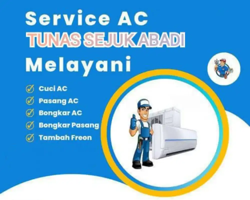 Service AC bergaransi