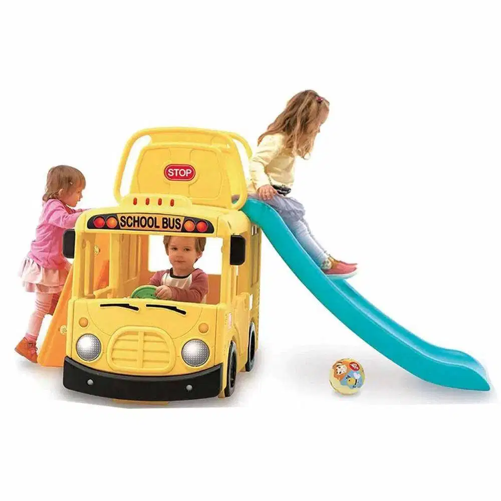 Yaya - School Bus 3 in 1 Slide - Seluncuran - Perosotan - Playground