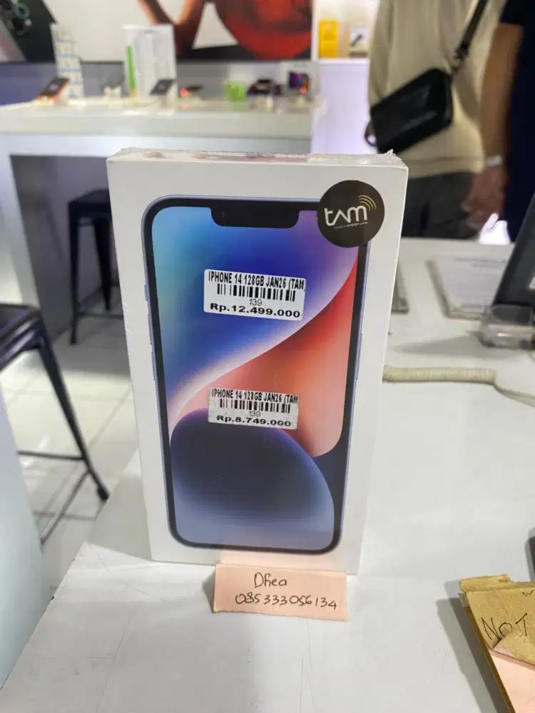 Ready Iphone 14 128 GB Garansi 1 Tahun Resmi Atlantis Dahsyat