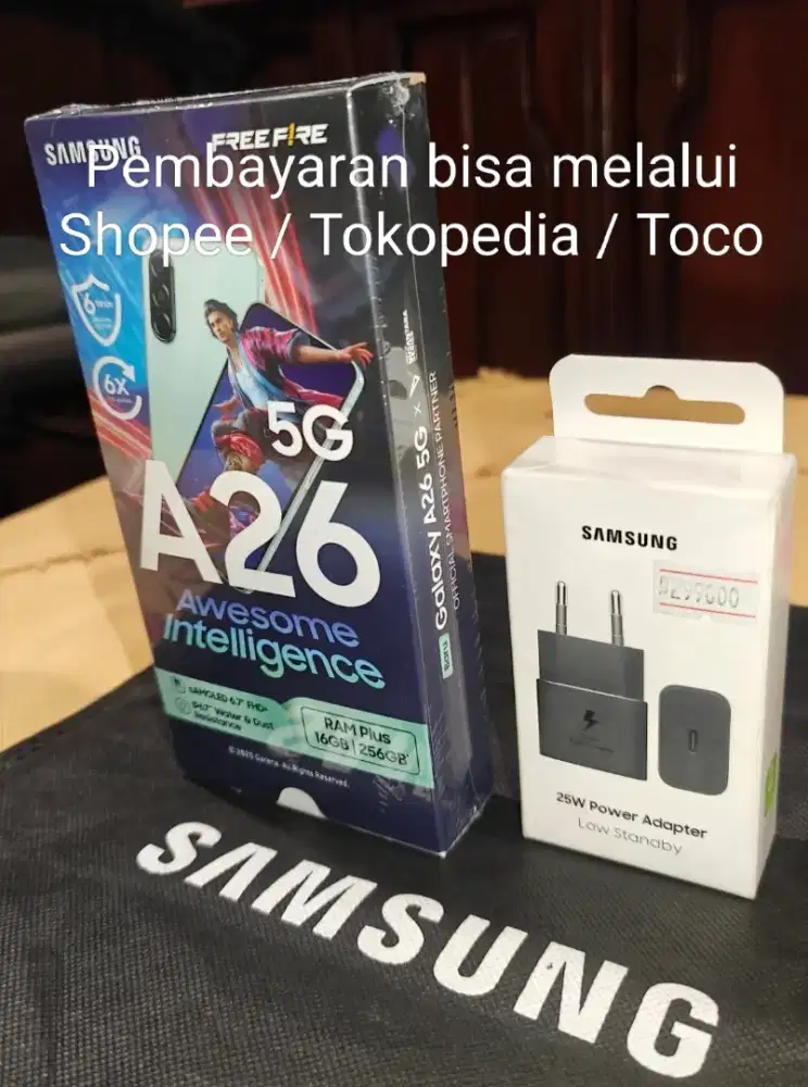 Samsung A26 5G 8/256gb Anti Air Baru Resmi Not a16 a17 4g