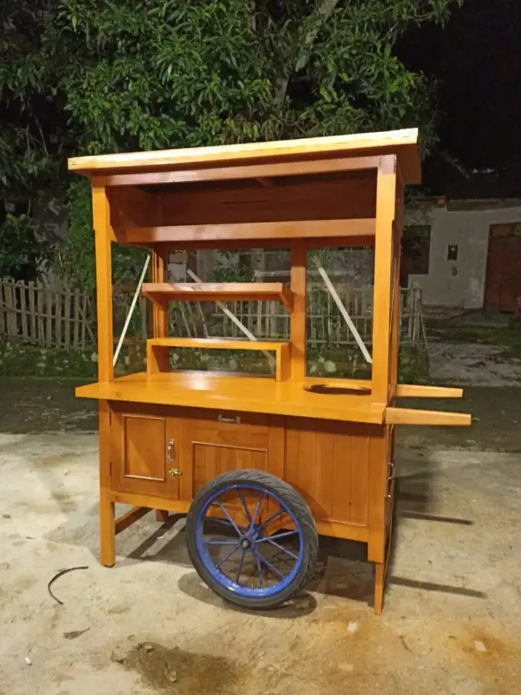 Jual Gerobak Angkringan, Bakso, Mie Ayam, Bubur, Sate, Soto, Pecel dll