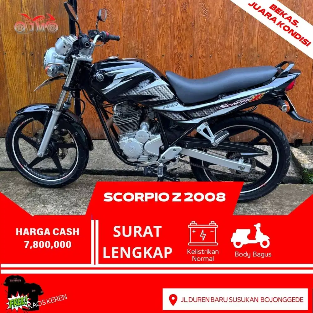 SCORPIO Z 2008 SURAT LENGKAP PAJAK ON SIAP PAKAI NO KENDALA