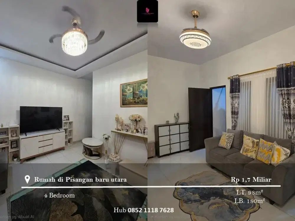 Dijual Rumah di Pisangan Baru