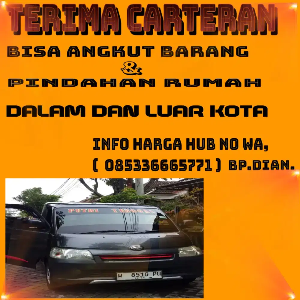 Untuk armada angkutan barang pindah dll