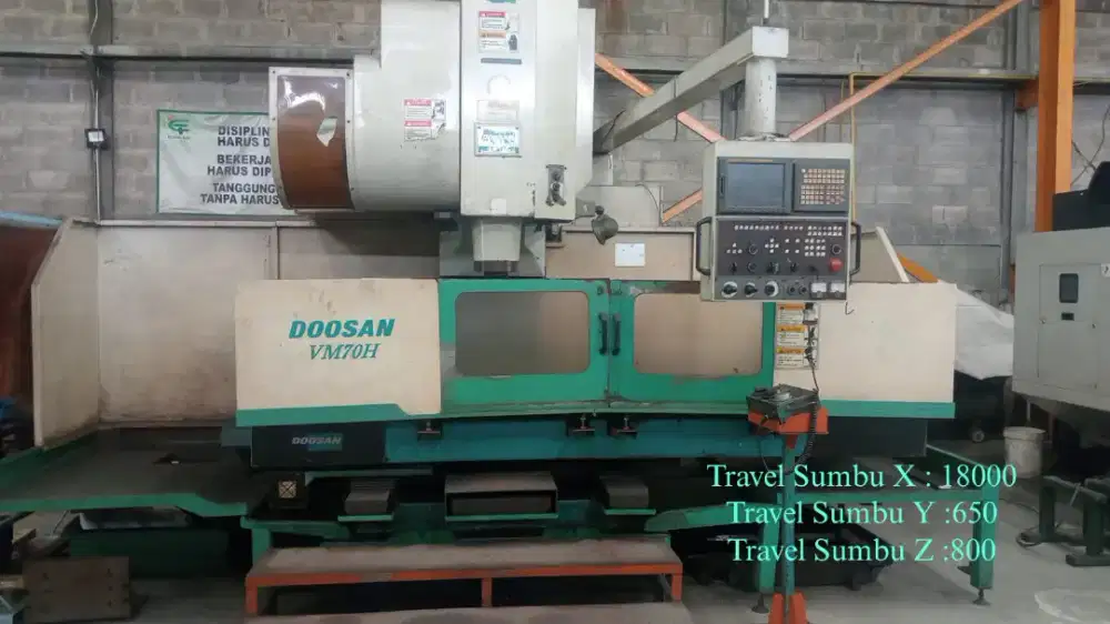 DIJUAL 1 UNIT CNC MILING merk DOOSAN TAHUN 2004