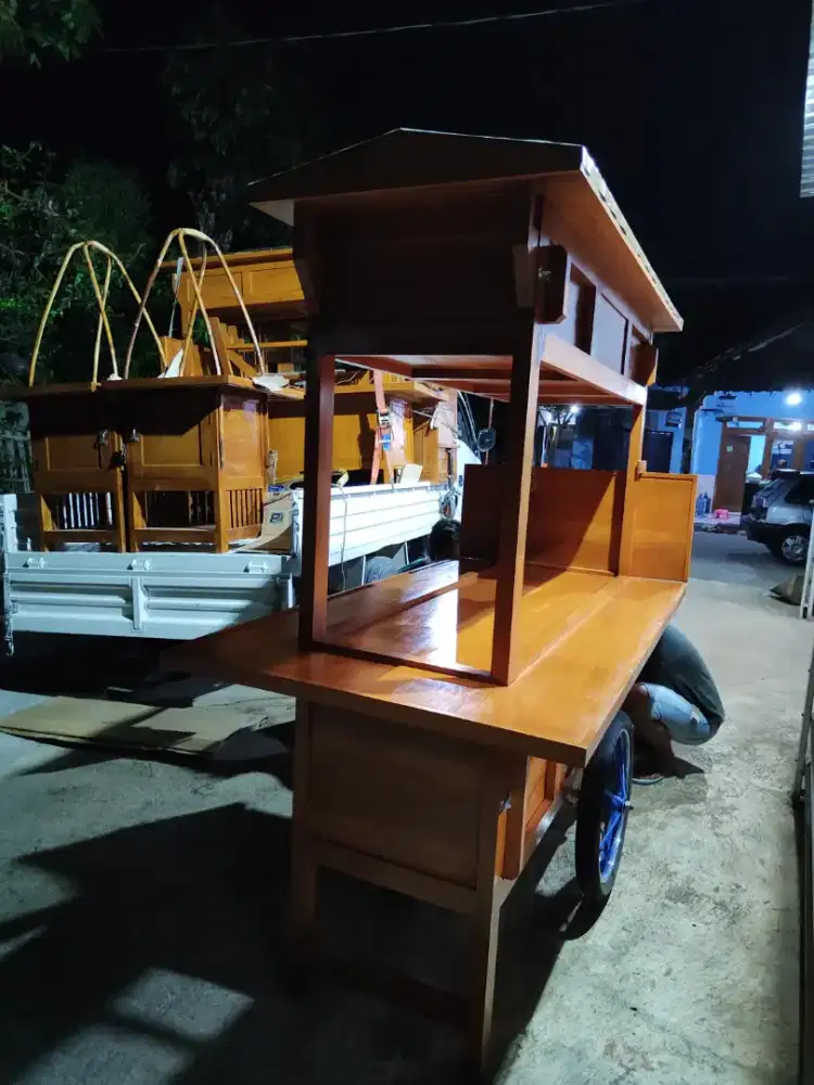 Jual Gerobak Angkringan, Bakso, Mie Ayam, Bubur, Sate, Soto, Pecel dll