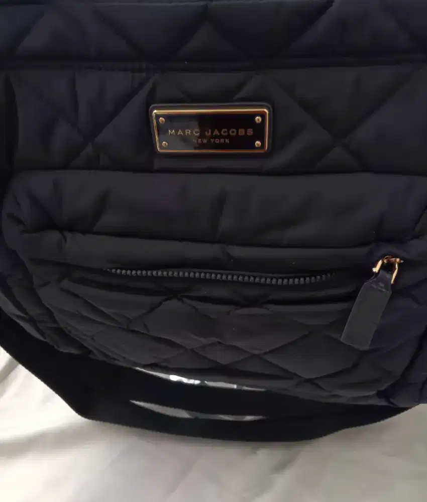 [PRE-LOVED] Marc Jacobs Quilted Nylon Tote Bag - Black