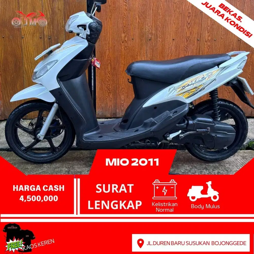 YAMAHA MIO 2011 SURAT LENGKAP MESIN HALUS SIAP PAKE TERMURAH