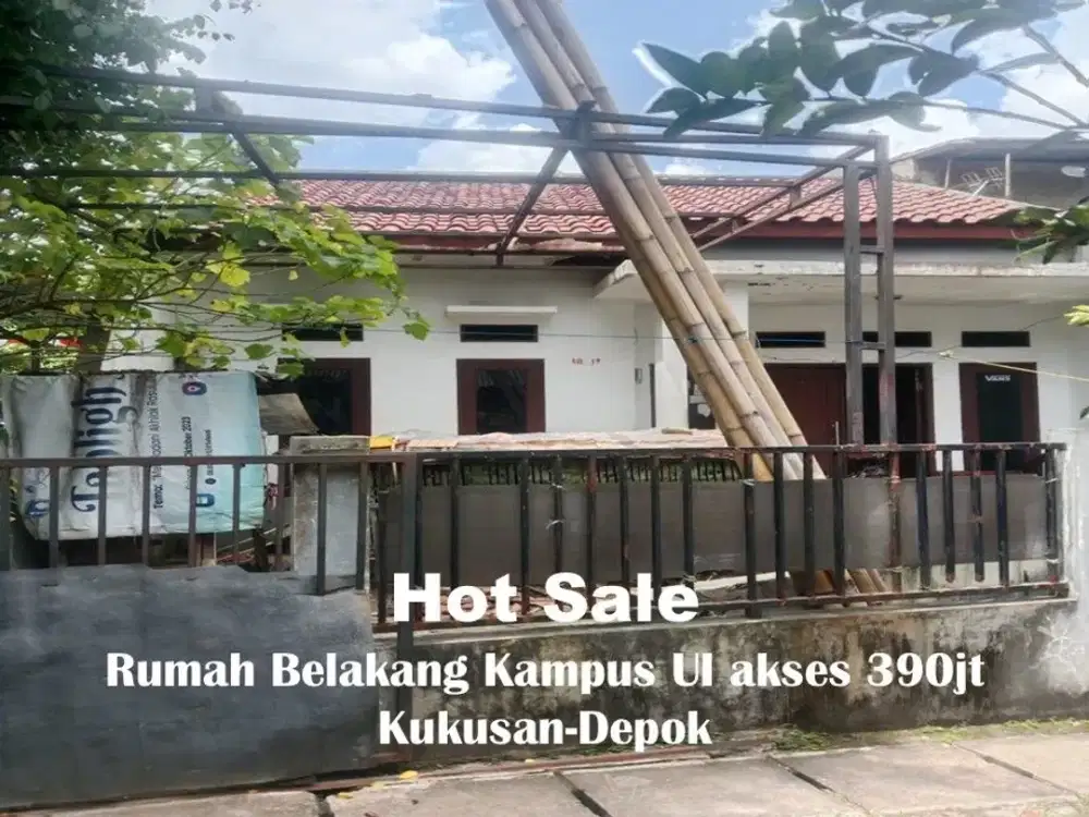 Rumah Murah Strategis dekat Kampus UI Depok Akses Motor