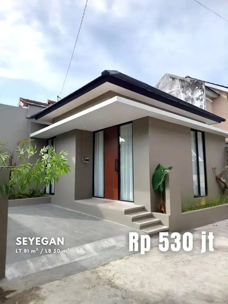 Dijual Rumah Keren Bonus Furniture di Margoluwih Seyegan
