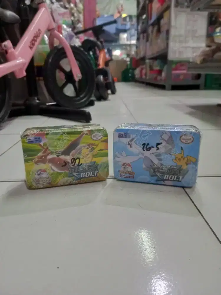Mainan Anak Kartu Pokemon kaleng