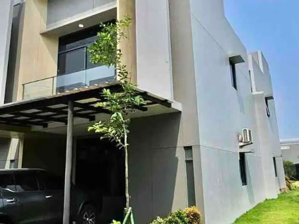 Dijual rumah posisi hoek Cluster Chava Tanakayu Bsd furnished